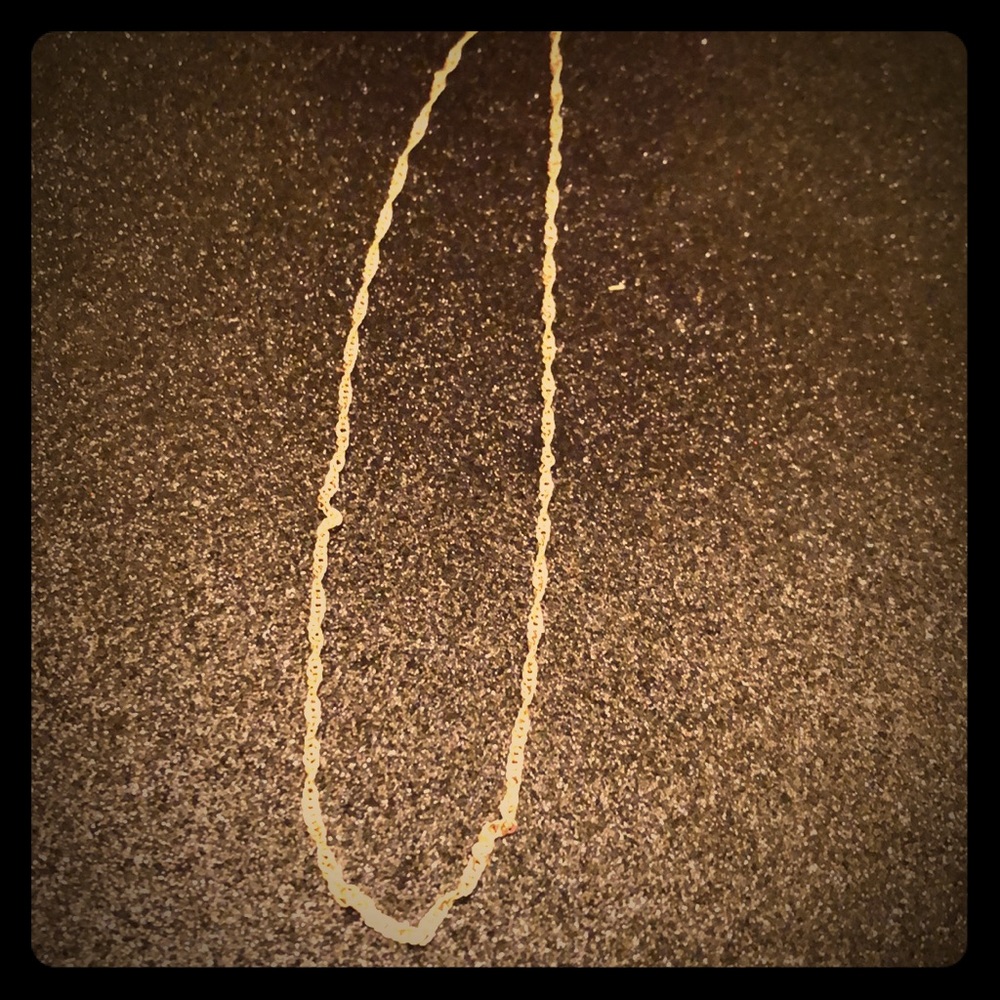 18 in stamped 925 rope silver necklace